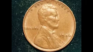 1946 Wheat Penny (Mintage 992 Million)