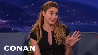 Shailene Woodley Thinks She'd Be A Great Survivalist | CONAN on TBS