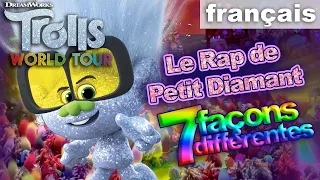 LES TROLLS 2: TOURNÉE MONDIALE | Le Rap de Petit Diamant 7 façons différentes