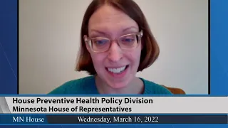 House Preventive Health Policy Division 3/16/22