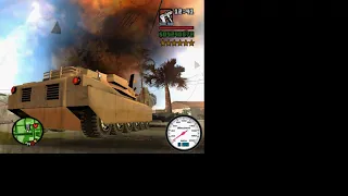 GTA SAN ANDREAS DETONANDO A CIDADE COM UM TANQUE DE GUERRA