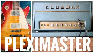 From sparkling cleans to full gain by guitar volume knob only - Pleximaster Clubman Baby Blues!