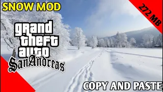 How To Install Gta San-Andreas Snow Mod(Gta Mod)
