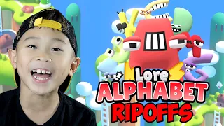 Fun Alphabet Lore Fake Mobile Games Compilation (Ripoff Review)