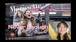 SINGER SONGWRITER First Time Hearing || NEVER ENOUGH || Morissette on Wish Bus Reaction