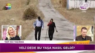 104 yaşında günde 3 kilometre yürüyor!