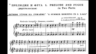 Дмитрий Кабалевский / Dmitry Kabalevsky: Прелюдии и фуги, Op.61 (6 Preludes and Fugues)