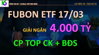 #338: Vnindex 17/03, Fubon tiếp tục giải ngân?