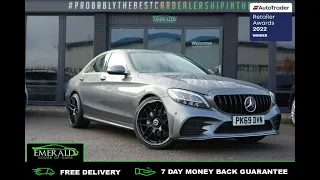 2019 69 MERCEDES-BENZ C-CLASS 2.0 C 220 D AMG LINE 4D 192 BHP/PK69 DVN