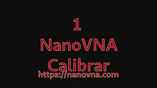 Calibrar nanoVNA