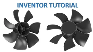 Inventor Tutorial #275 | 3D Model Design Basic Beginners - FAN CPU