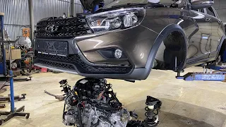 DISASSEMBLED the NEW LADA Vesta SW CROSS 2020 CVT - What is the" dream " of the average Russian?