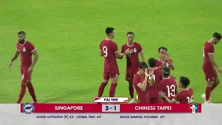 FIFA DAY! Highlights Singapore vs Chinese Taipei | International Friendly Match 2023