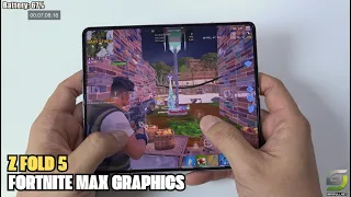 Samsung Galaxy Z Fold 5 Fortnite Max Graphics