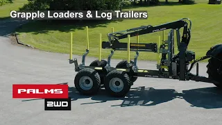 Palms Grapple loader and Log Trailer with 2WD