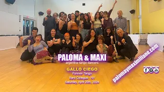 Paloma & Maximiliano - Tango Gallo Ciego. Queer Milonga Bard College NY. 04/20/24