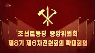 위대한 우리 국가의 부강발전과 우리 인민의 복리를 위하여 더욱 힘차게 싸워나가자 조선로동당 중앙위원회 제8기 제6차 전원회의 확대회의에 관한 보도