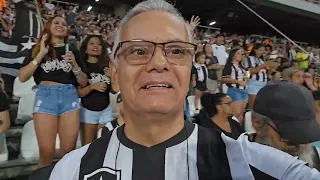 Botafogo 5x1 Juventude - Festa da torcida antes do jogo pelo Brasileirão 2024.