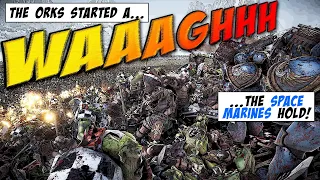 700,000 ORK WAGH vs 80 Space Marines! | Warhammer 40K | MODDED UEBS 2
