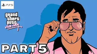 GTA VICE CITY DEFINITIVE EDITION PS5 WALKTHROUGH GAMEPLAY PART 5 - (GTA Trilogy Remastered)