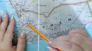 ASMR ~ 'Amran, Yemen History & Geography ~ Soft Spoken Map Tracing Google Earth