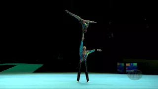 Russian Federation (RUS) - 2018 Acrobatic Worlds, Antwerpen (BEL) - Combined  Mixed Pair