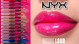 NEW! NYX Shine Loud lip duos | Ashley Rosales