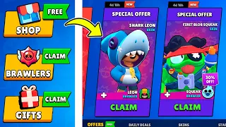 ✅ I Got LEON and LEON SHARK! 🎁 SPECIAL QUEST REWARDS + Box Opening - Brawl Stars