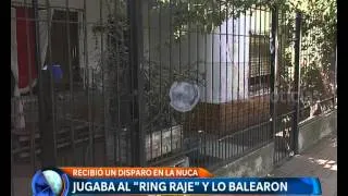 Jugaba al ring raje y lo balearon - Telefe Noticias