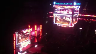 Brock lesnar entrance live Monday night raw 8/24/15