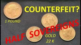 Medios Soberanos, Half Sovereigns, Counterfeit?