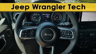 Steering Wheel and Cluster in the Jeep Wrangler (2024 Model)