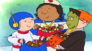 Caillou's Halloween Candy | Caillou Cartoon