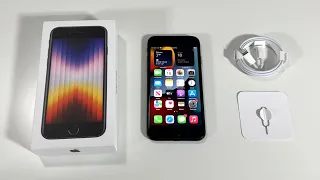 iPhone SE Unboxing: Midnight! (iPhone SE 2022)