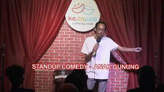 Standup comedy - Anak gunung