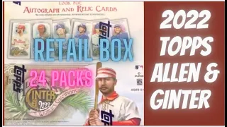 2022 Topps Allen & Ginter Retail Box 24 Packs $85 Per Box Is it Worth it?