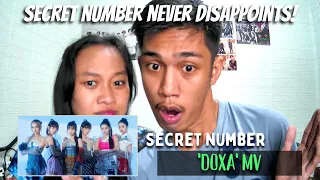 FILIPINO DANCER COUPLE reacts to SECRET NUMBER "독사 (DOXA)" M/V | TAGLISH