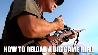 How to reload a big game rifle