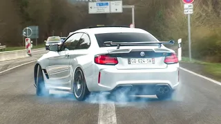 Cars Leaving Nürburgring Tankstelle! DRIFTS & POWERSLIDES! Zenvo TSR-S, 959,  RS6 ABT-R, AMG GT BS!