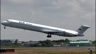 ALK Airlines McDonnell Douglas MD-82 Take Off at Stansted Airport