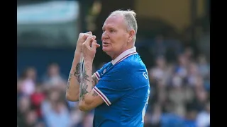 Paul Gascoigne 🔵 GAZZA GOAL 🔵 Rangers LEGENDS 2022 #rangersfc #rangers #gazza