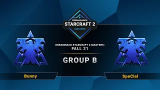 SC2 - Bunny vs. SpeCial - DreamHack SC2 Masters 2021 Fall: Season Finals - Group B