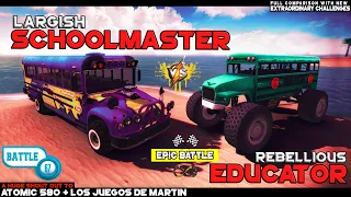 OFF THE ROAD EDUCATOR VS SCHOOLMASTER | INFINITE OPEN WORLD DRIVING OTR | ANDROID GAMEPLAY HD 2022