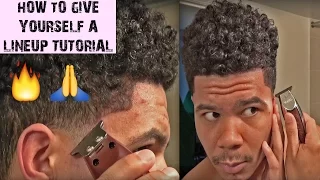 FULL HAIRCUT TUTORIAL: How To Give Yourself A Line up