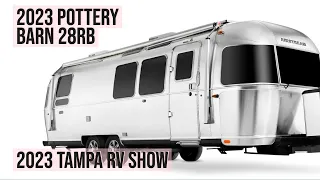 2023 Pottery Barn 28RB Airstream walk through | Tampa RV Super Show
