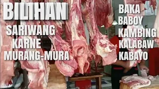 murang bilihan ng bagong katay na karning baka,baboy,kalabaw, kambing at iba pa