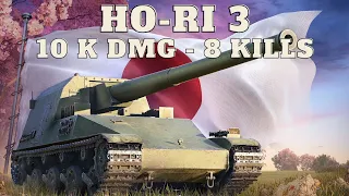 Ho-Ri 3  10K Damage 8 Kills  World of Tanks Replays WORLD OF TANKS