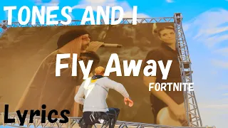 TONES AND I,  Fly Away with Lyrics in Fortnite Soundwave Series Concert