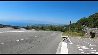 Croatia, Part 01, driving towards the Bay of Bakar, Honda CB 500 X