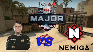 CSGO POV Electronic  (Na`Vi) vs Nemiga / mirage / StarLadder CIS RMR 2021